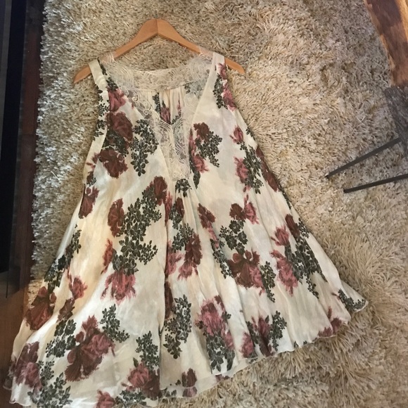 Free People floral slip dress - Picture 5 of 8