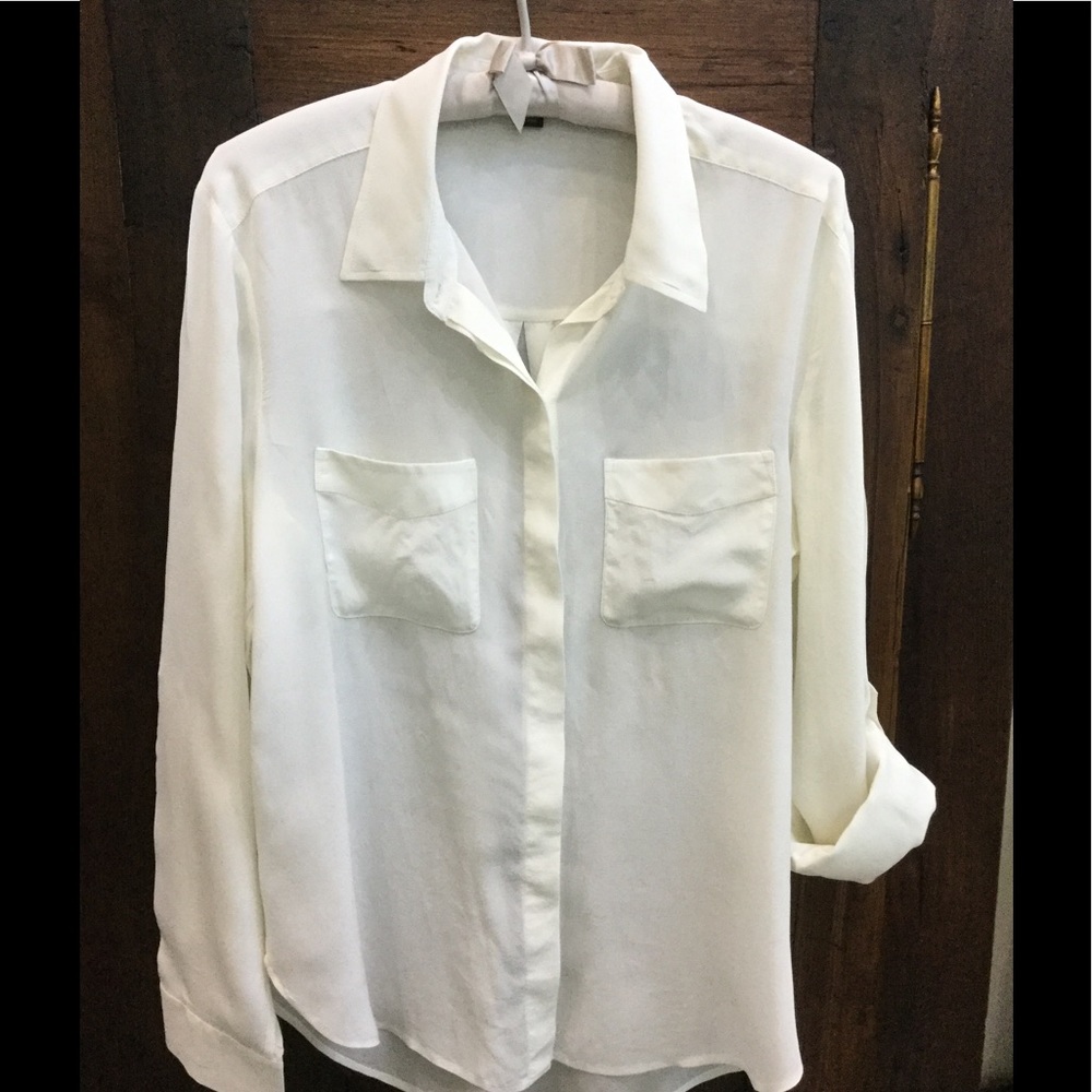 100% Silk Buttoned Down Shirt