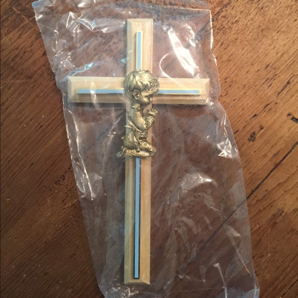 Brand new in box! Baby boy's first cross - Picture 1 of 4