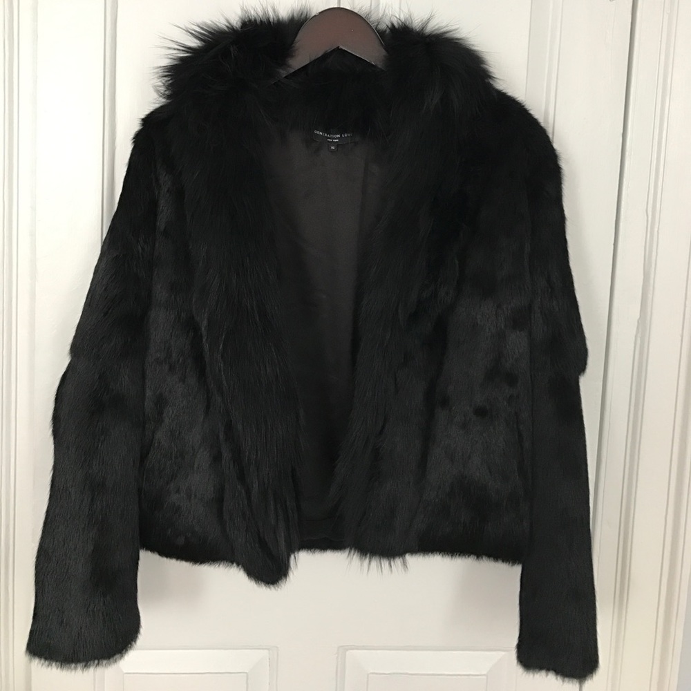 Generation Love rabbit fur jacket