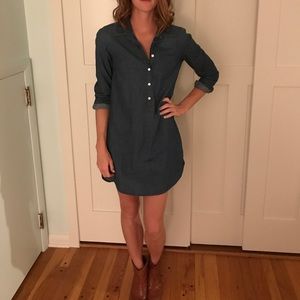 J. Crew denim shirtdress