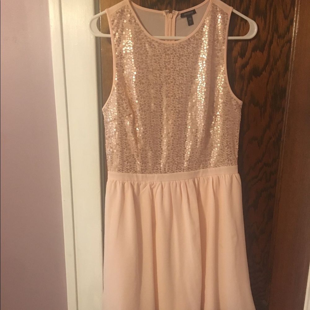 Blush sequin Dress