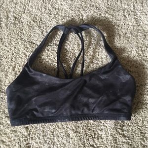 Black camo lululemon free to be sports bra