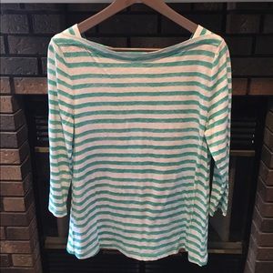 Loft long sleeve striped tshirt