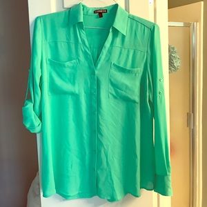 Express button up blouse