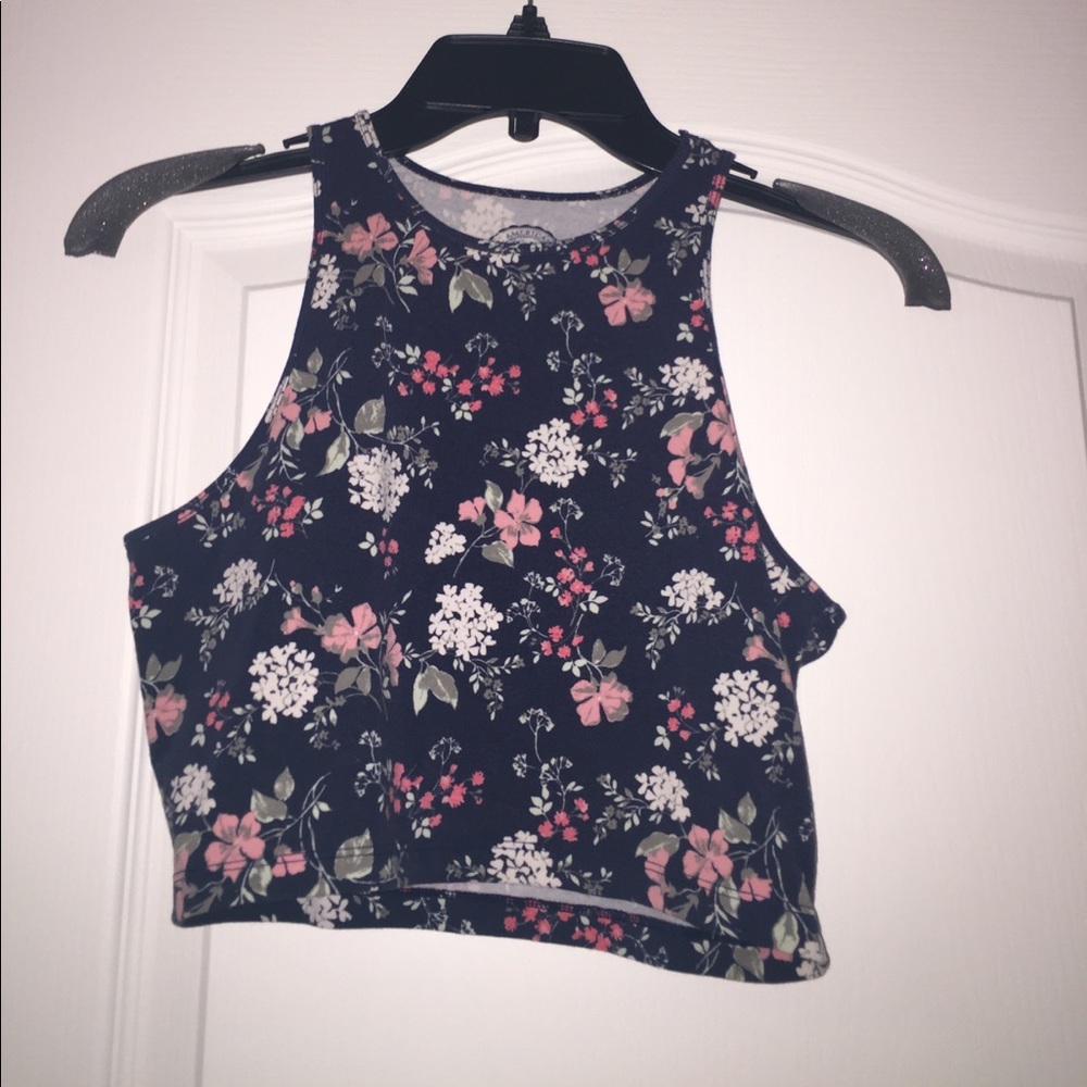 Floral crop top