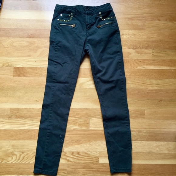 Dollhouse Size 4 Green Skinny Jeans - Picture 1 of 4