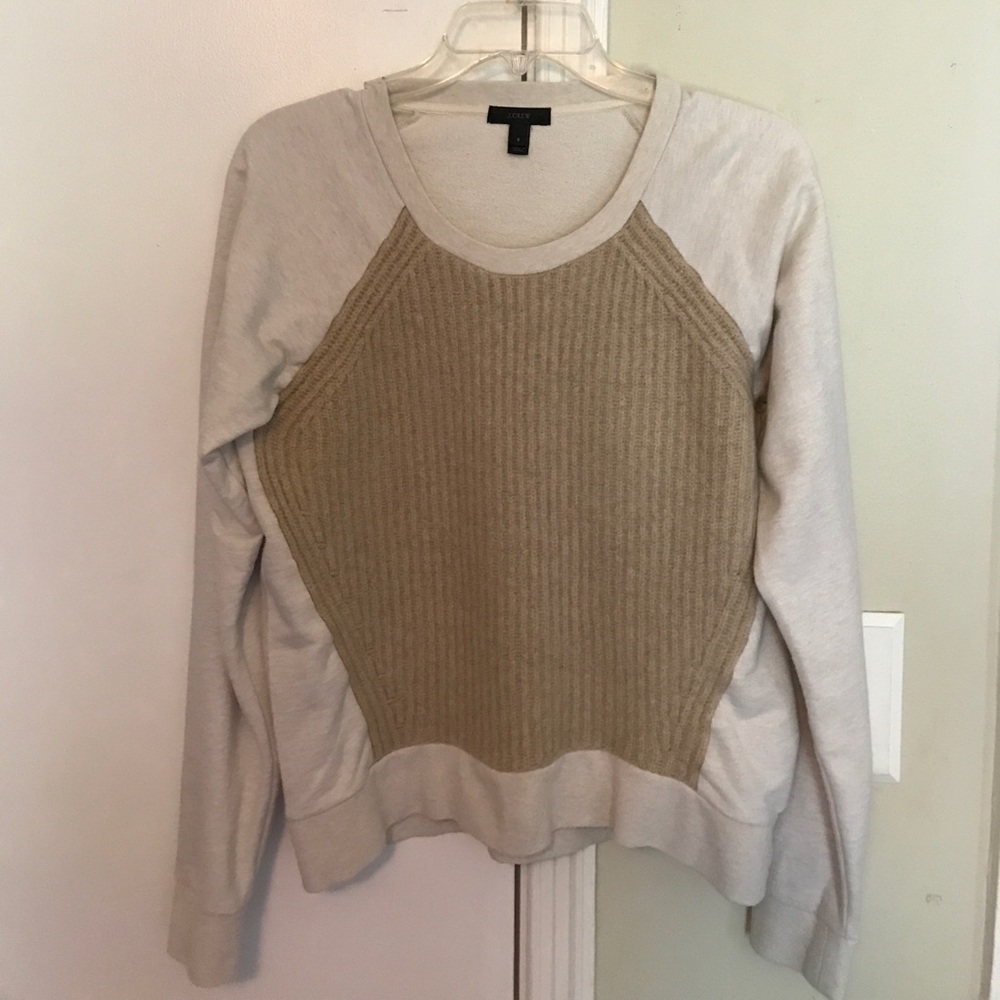 J.Crew Sweater Front Sweatshirt