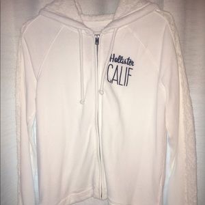 Zip up Hollister sweatshirt