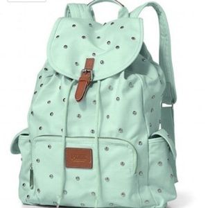 Victoria's Secret PINK Backpack Mint Studs