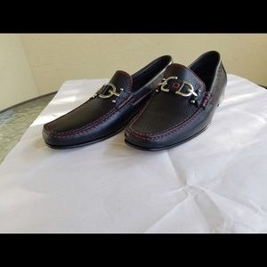Donald J Pliner Black Loafers