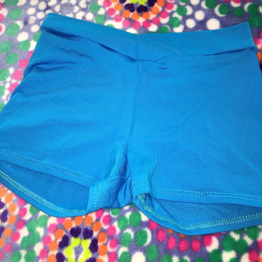 Blue spandex