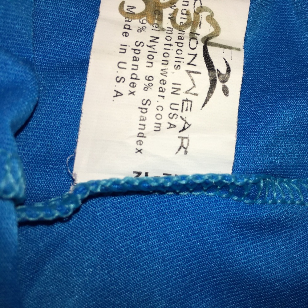 Blue spandex - Picture 2 of 2