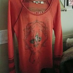 Beautiful miss me blouse with sequin and beads