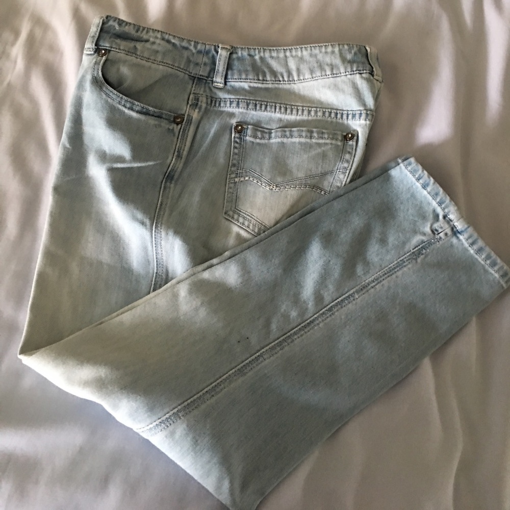 Denim capris