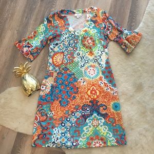 Nancy Dress - Jude Connally - Sun Drenched Tile