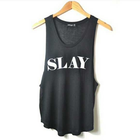 Kyoot Klothing Tops - LAST 1! Slay Tank Top!