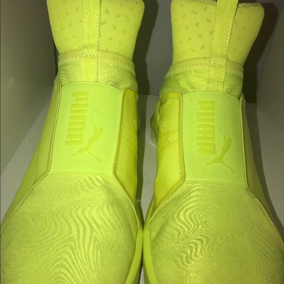 puma fierce lime green