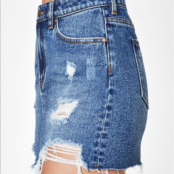 DENIM MINI SKIRT - Picture 4 of 4