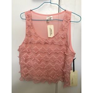 Forever 21 lace crop top