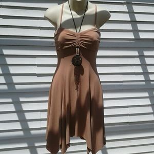 Venus boho western strappy handkerchief dress