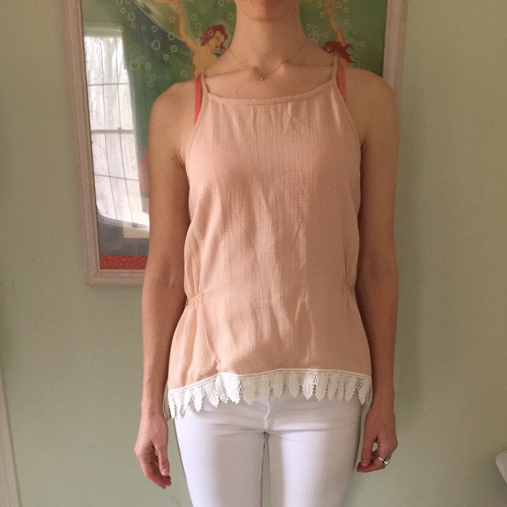 10 Crosby Derek Lam tank / blouse with lace trim