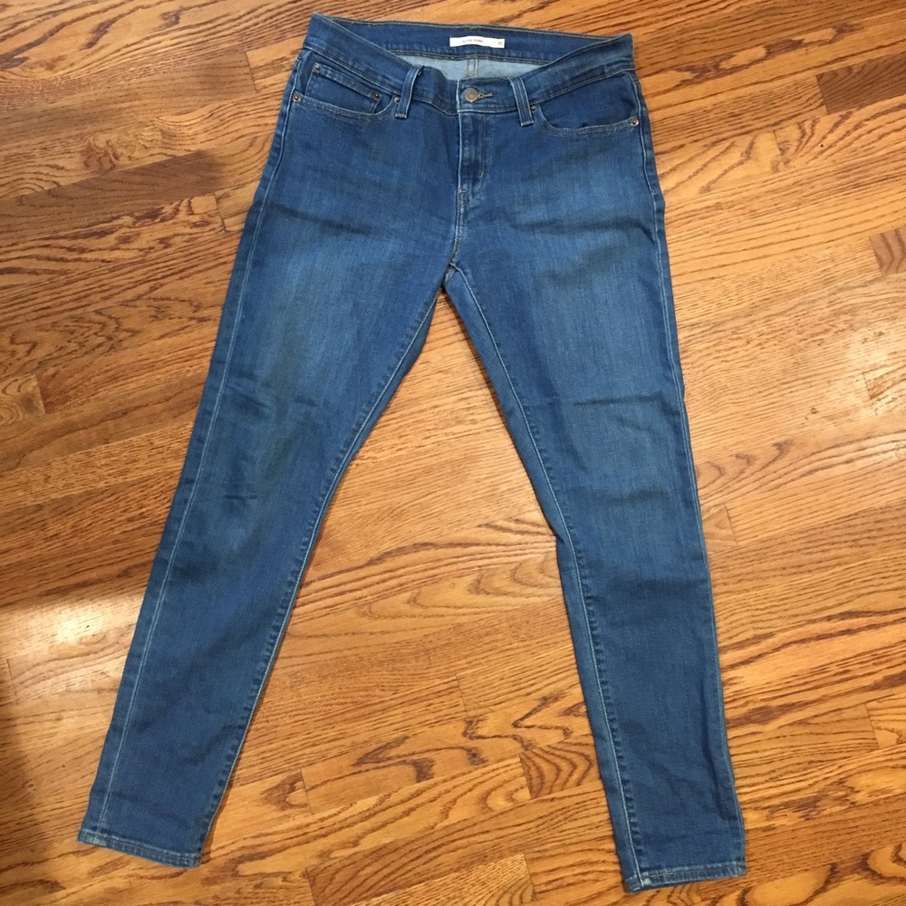 Levi's 601 Pin Skinny Blue Jeans Size 30