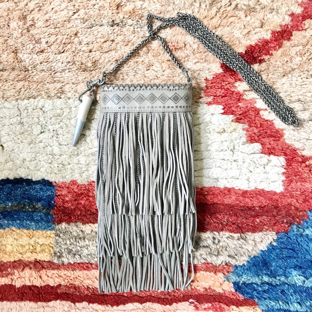 STEVE MADDEN FRINGE PURSE