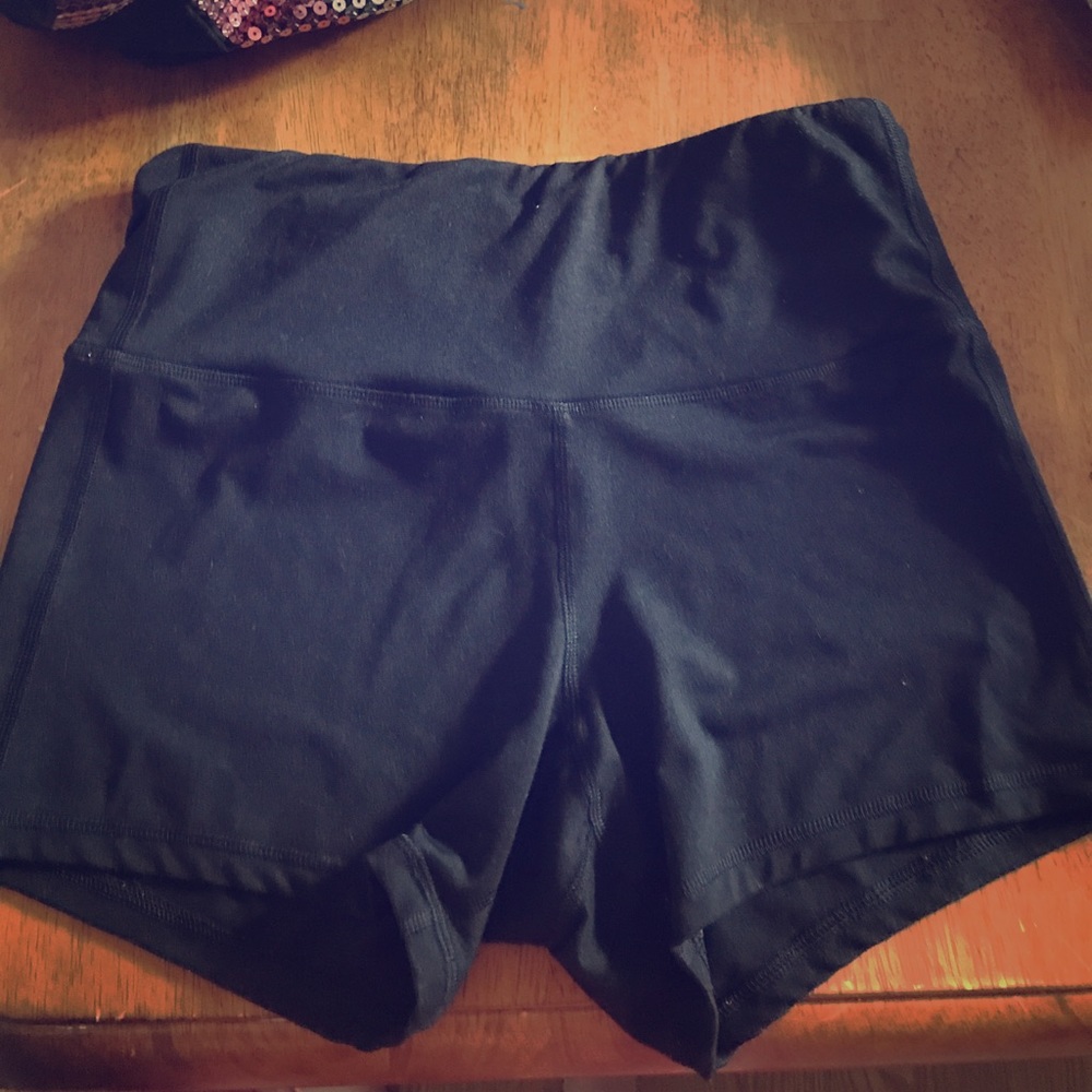 Black Champion spandex shorts