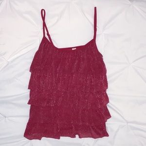 Red Sparkle Top