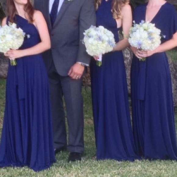 Blue formal dress - Picture 2 of 4