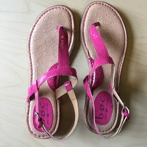 b.o.c Born Concept Pink and Tan Sandals