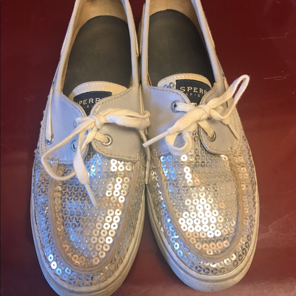 Sequined Sperry Top-siders