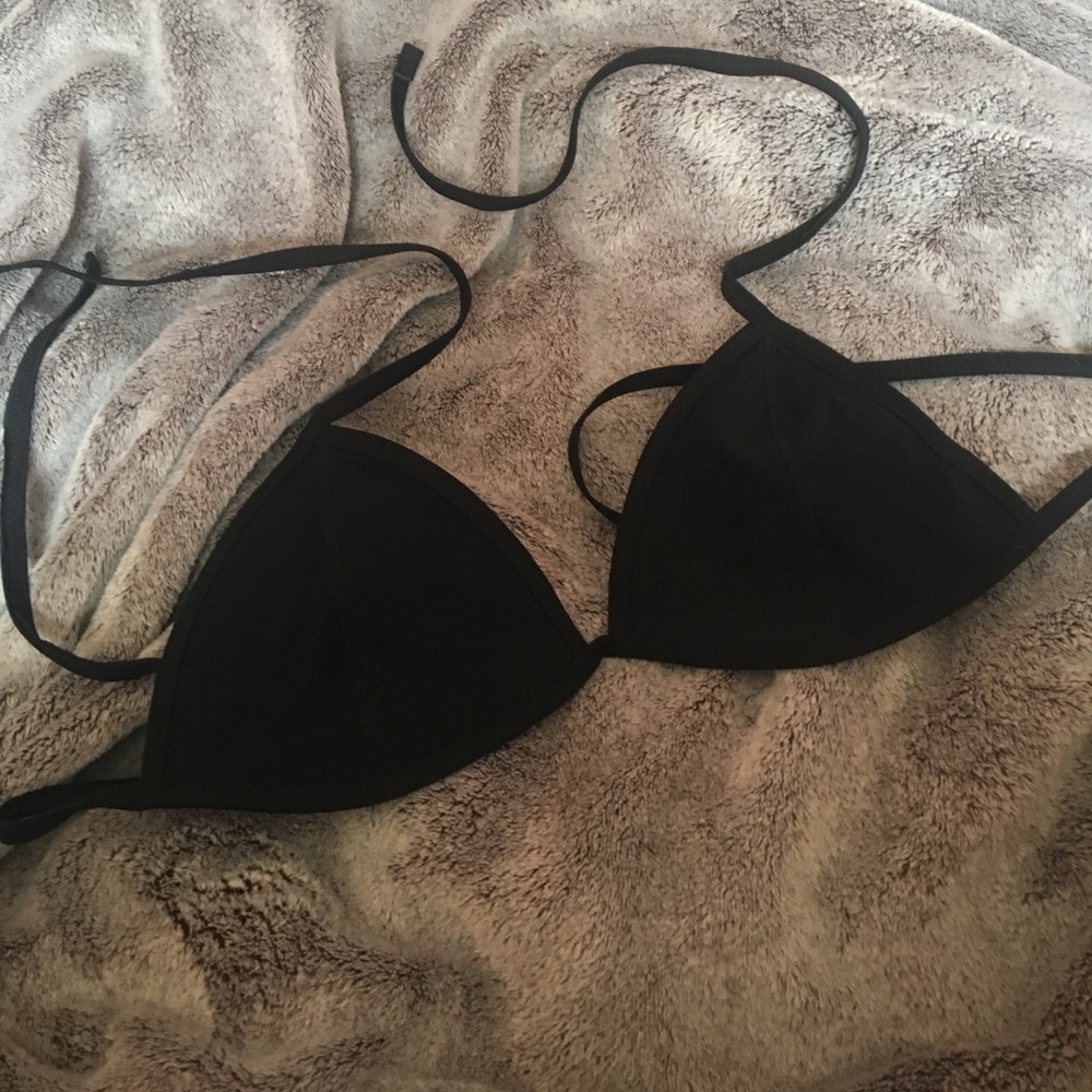 Black Tie Roxy Bikini Top