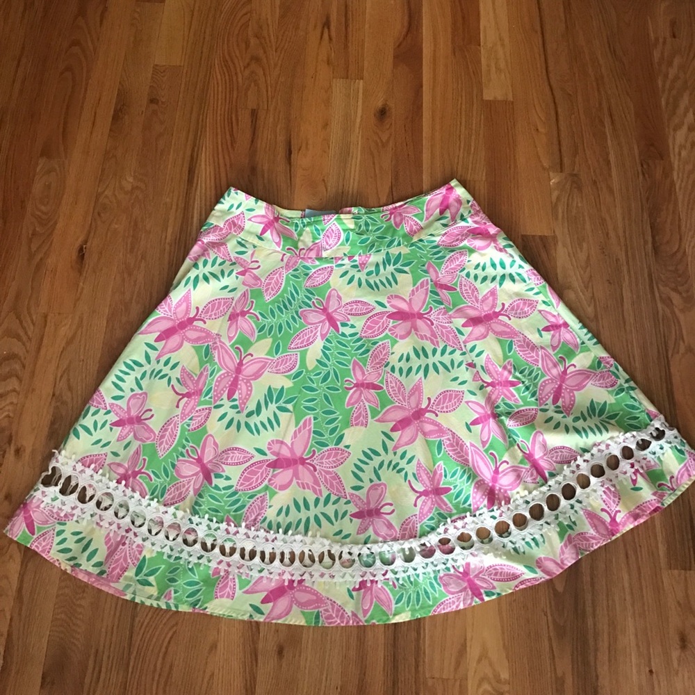 Lily Pulitzer Pink and Green Shirt