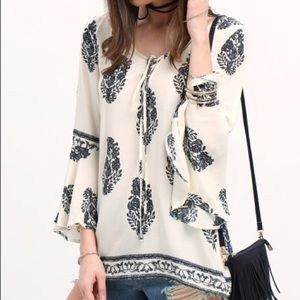 ☀️Adorable printed top☀️