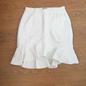 White skirt