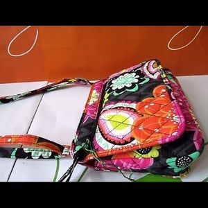 Vera Bradley Petite Crossbody in Ziggy Zinnia