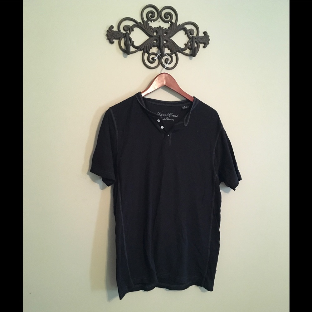 Half Button Up Tee