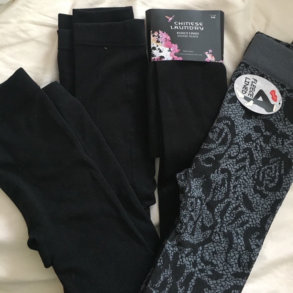 Fleece-Lined Leggings Bundle (4 pairs!)