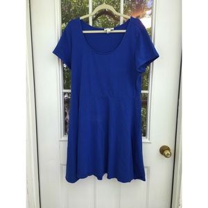 Forever 21+ Cobalt Blue Skater Dress