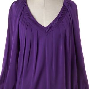 NWOT Diane Von Furstenberg 100% Silk Blouse Sz. 4