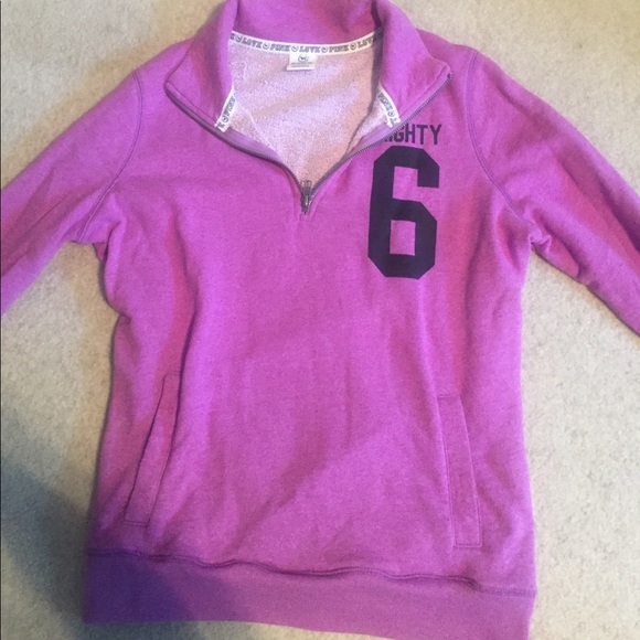 PINK Victoria's Secret Tops - Purple Victoria's Secret Quarter Zip