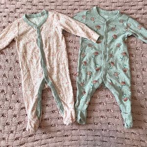 2 Old Navy baby girl sleepers