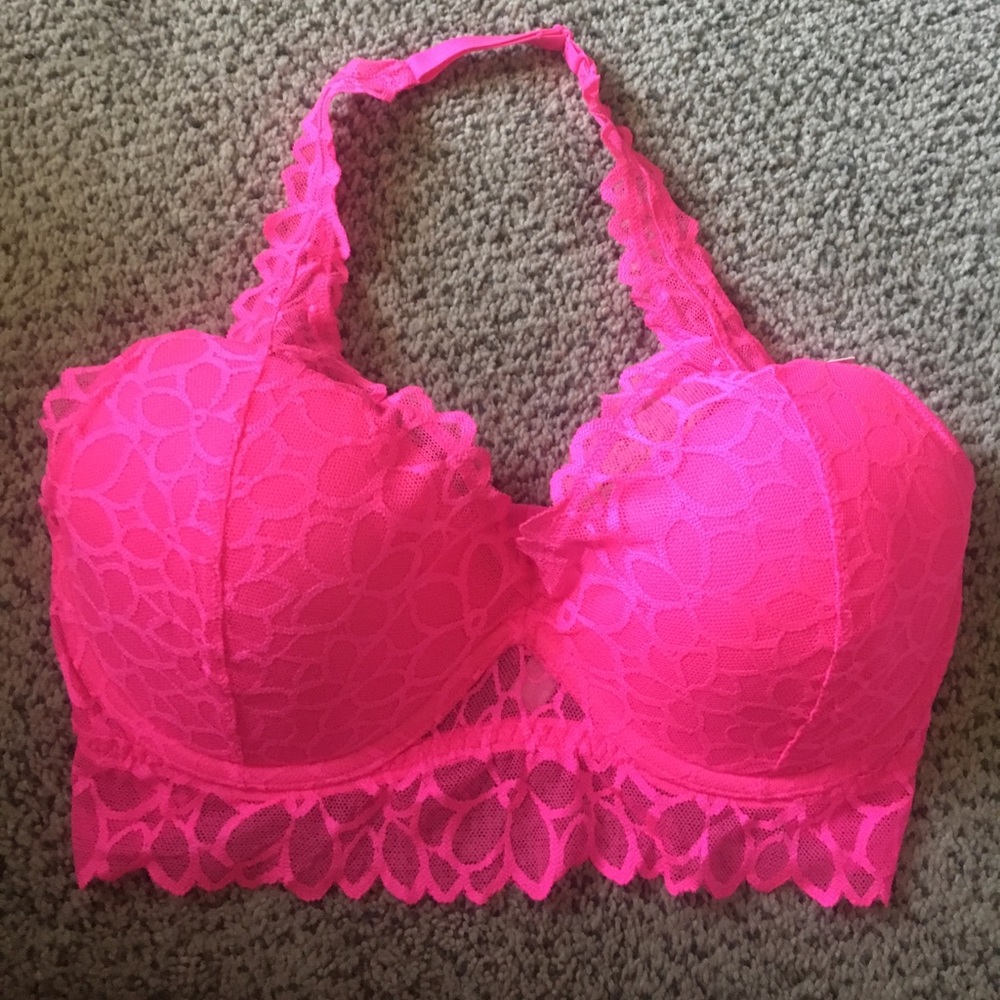 VS Pink Halter Top Bralette. NEVER WORN