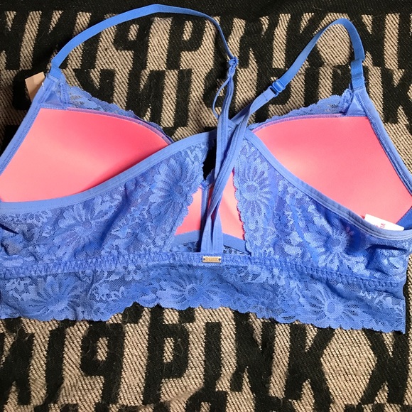 SALE VS PINK RACER BACK PADDED BRA - Picture 5 of 5