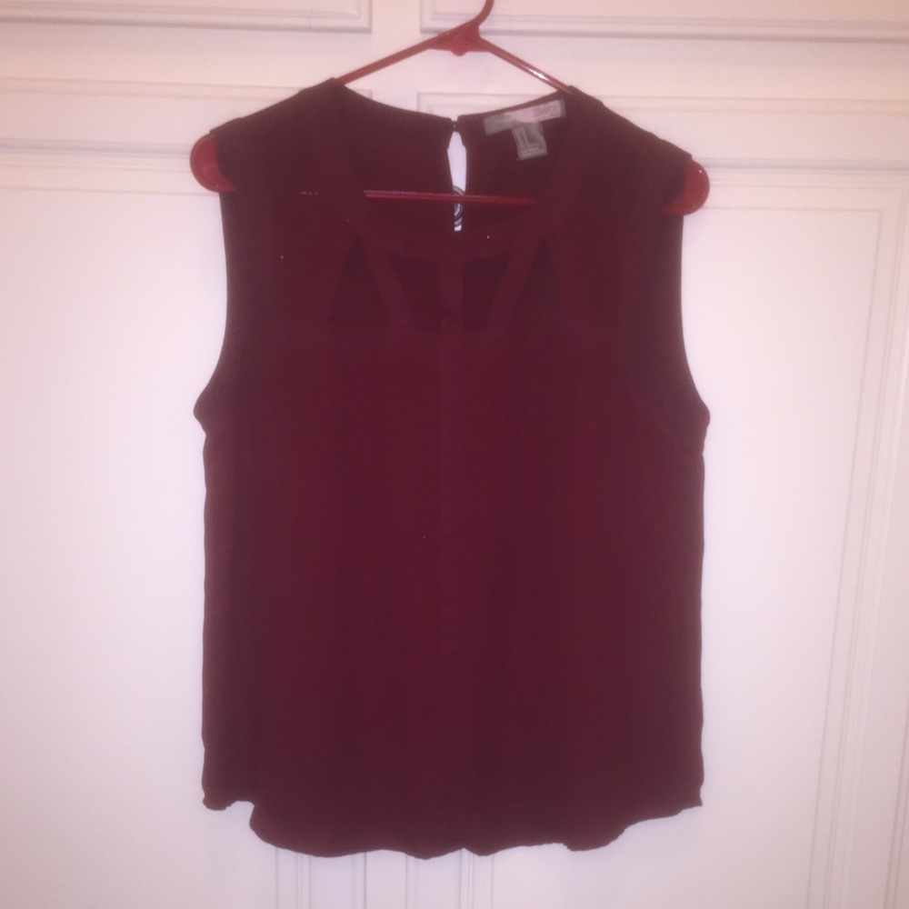 Forever 21 cut out blouse