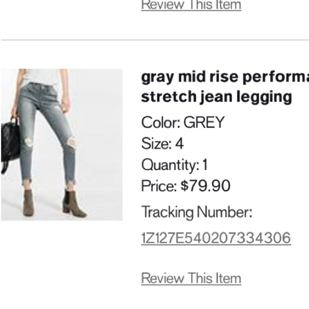 Express frayed hem ankle jeans