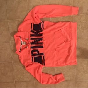 Coral PINK Quarter Zip