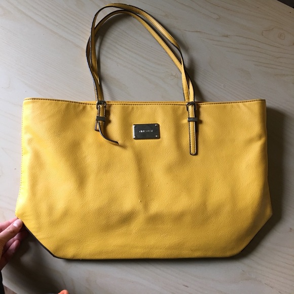 Nine West Handbags - Nine West Yellow Laptop/Larger Bag